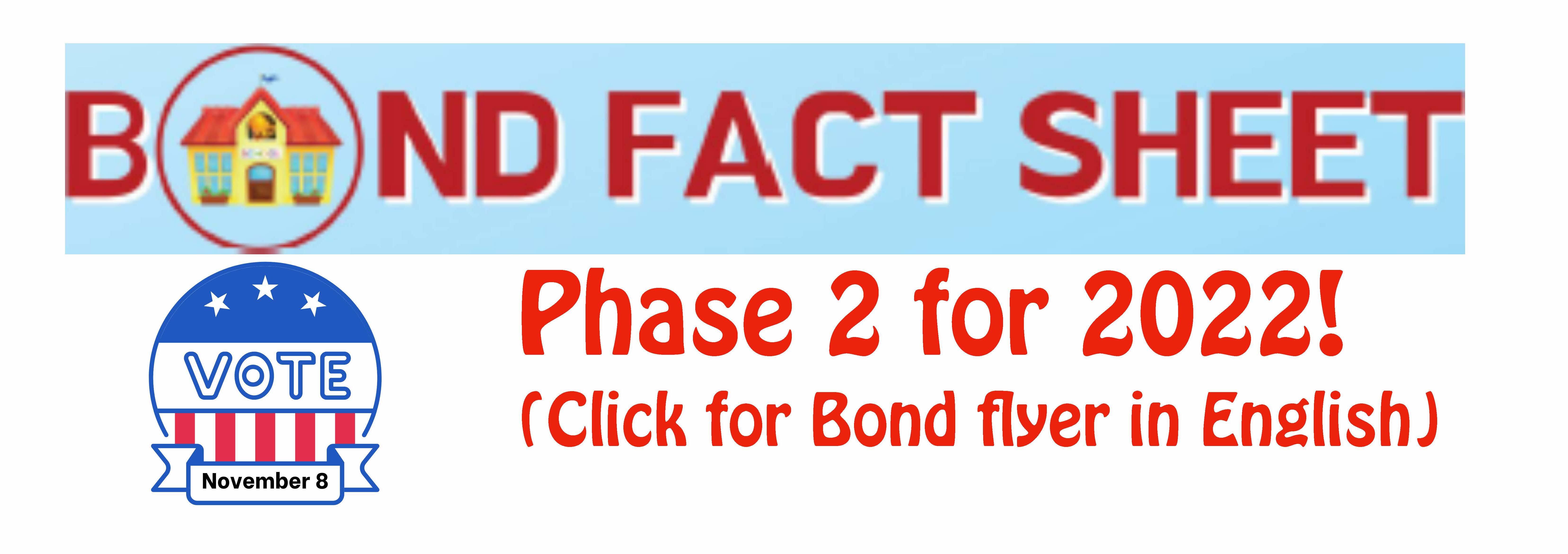 Fact Sheet for Phase 2 of the 2022 School Bond (English)