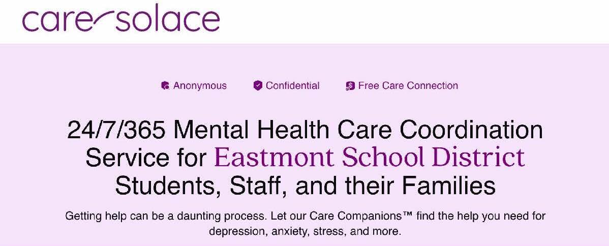 Mental Health Care Coordination Service for Eastmont School District